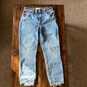 High rise mom jeans